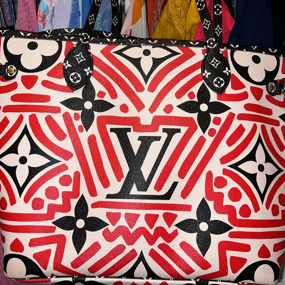 Louis Vuitton Crafty Limited Edition Neverfull Tote & Wristlet